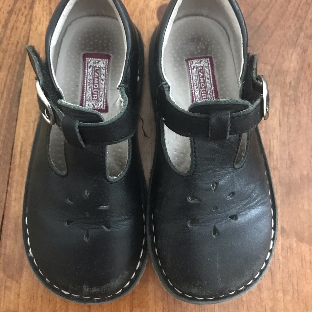 L’AMOUR  Girls Classic Style 751 Black Size 10